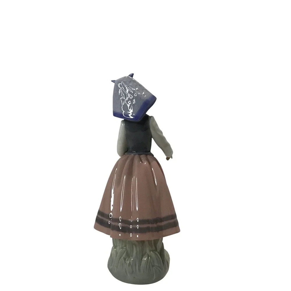 LLADRO Retired Porcelain Josefa‎ Feeding Duck Number 5201 Pink Gray Blue READ